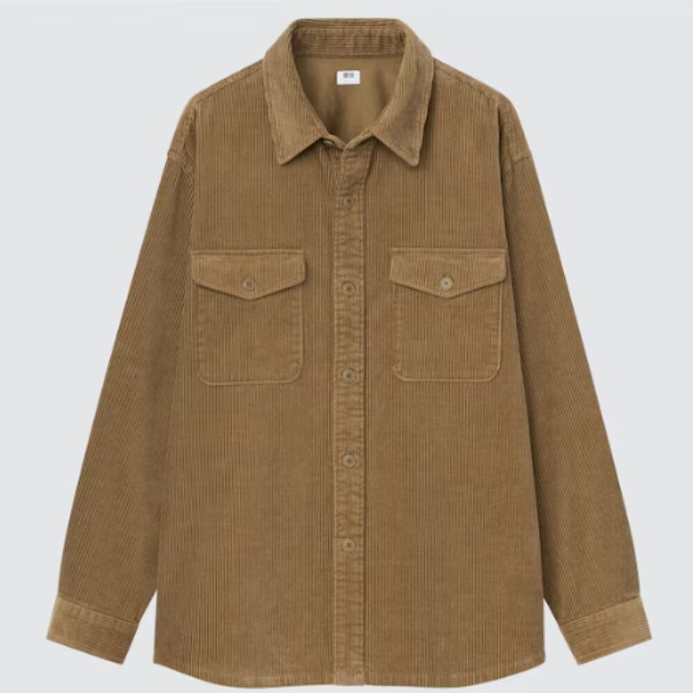 UNIQLO Corduroy Long-Sleeve Work Shirt